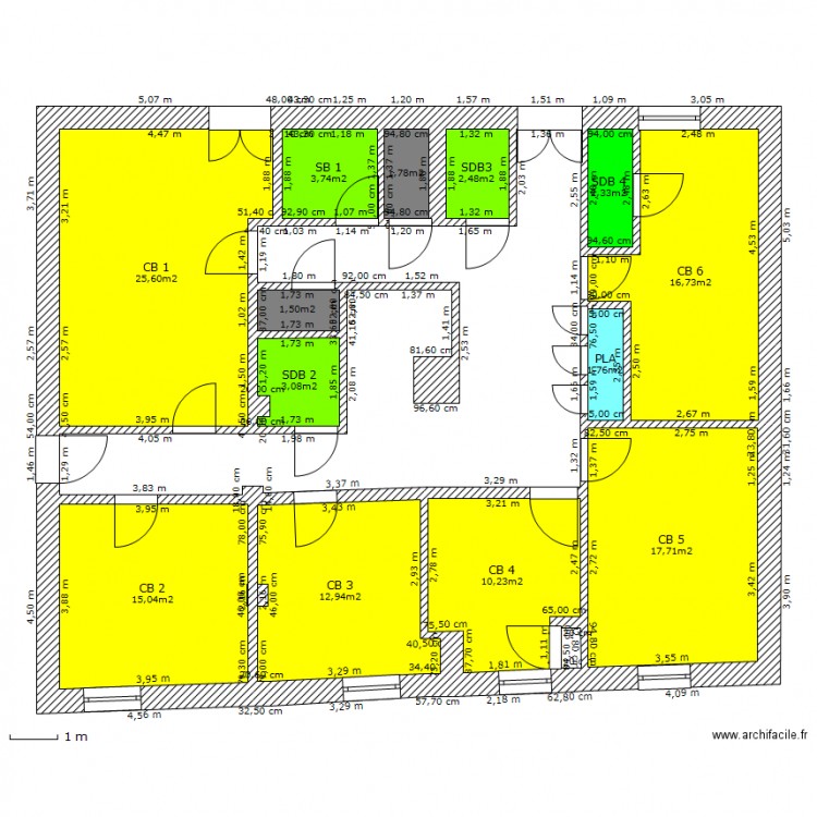 PALA ETAGE VERS 9 BIS. Plan de 0 pièce et 0 m2