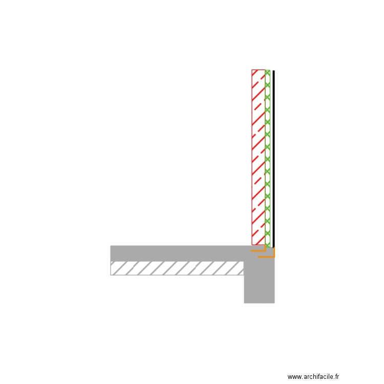 détail porte de garage 3. Plan de 0 pièce et 0 m2