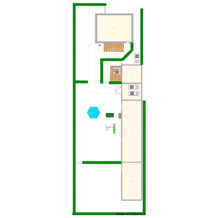 Maison Chatillon + grange. Plan de 10 pièces et 496 m2