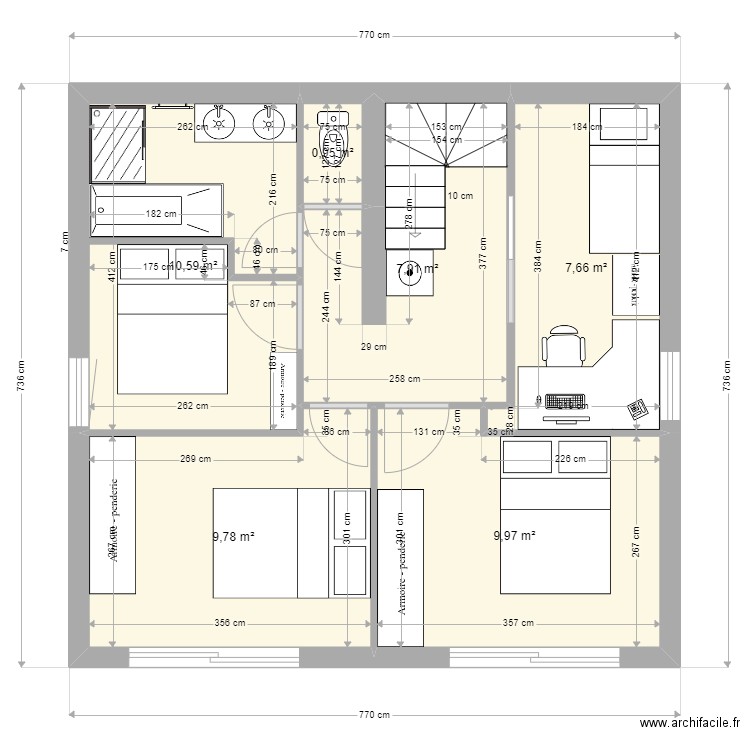 MASERA R-1 PROJET1. Plan de 0 pièce et 0 m2