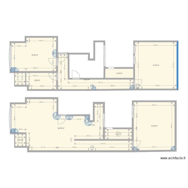 PLAN ALICANTE 3. Plan de 9 pièces et 103 m2