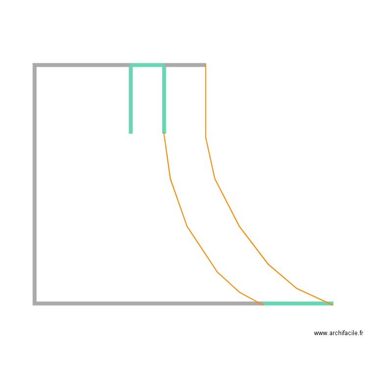 chemin. Plan de 0 pièce et 0 m2