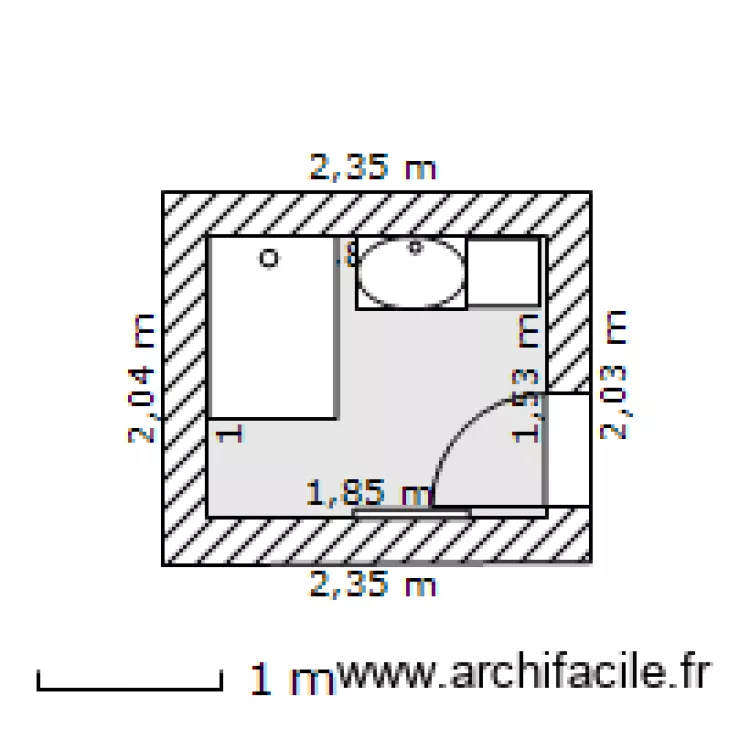 SDB MONTJOYEUX. Plan de 