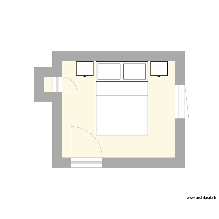 Chambre. Plan de 0 pièce et 0 m2