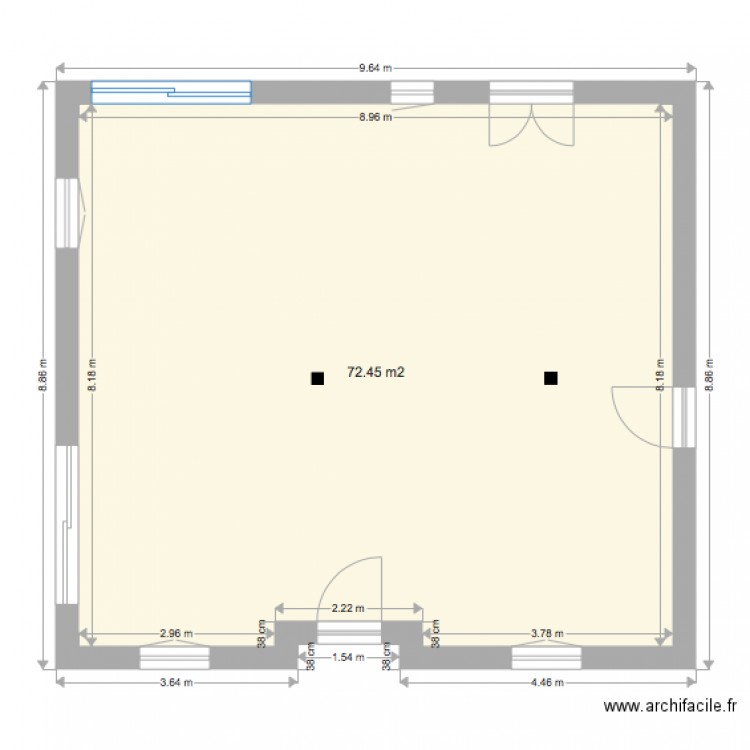 RDC 05 04 2016. Plan de 0 pièce et 0 m2