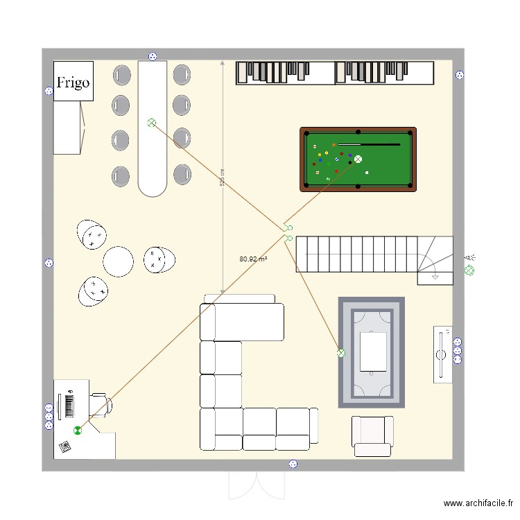 Maison campagne. Plan de 0 pièce et 0 m2