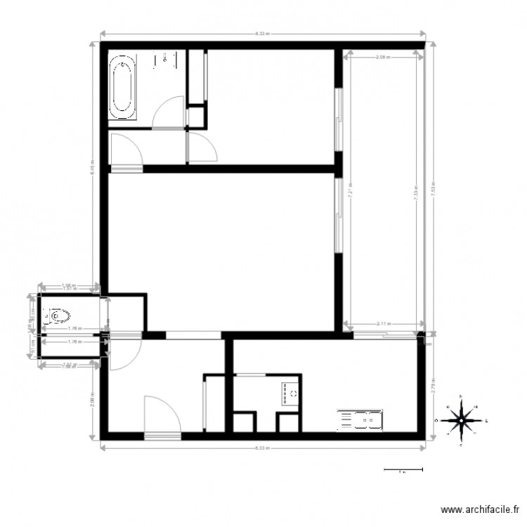 Plan. Plan de 0 pièce et 0 m2