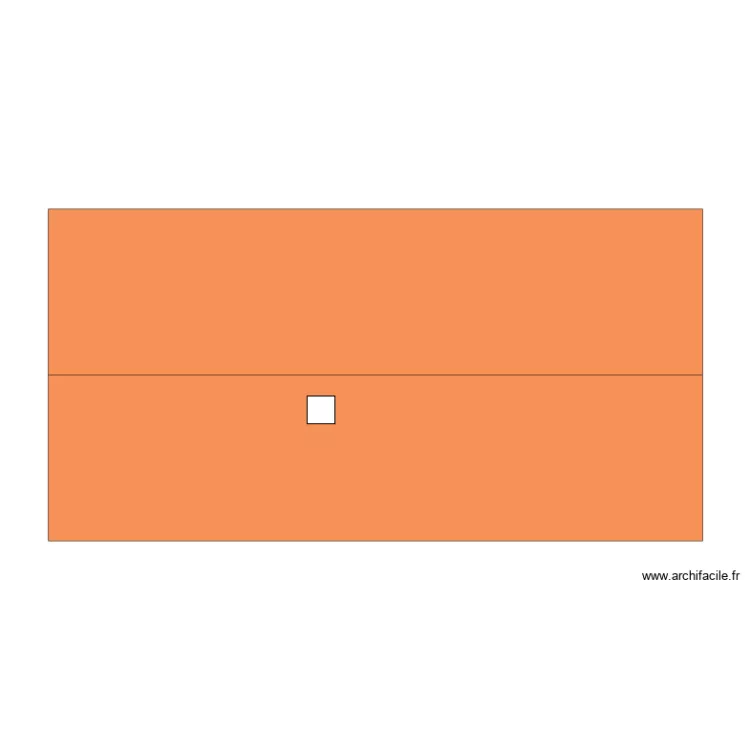 toiture existante. Plan de 