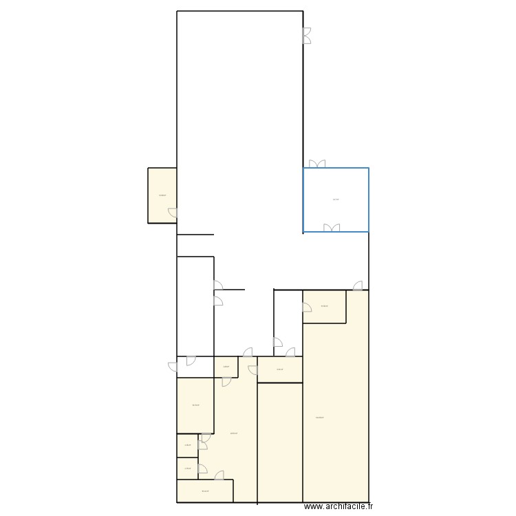 Plan Terrasses de la chapelle. Plan de 0 pièce et 0 m2