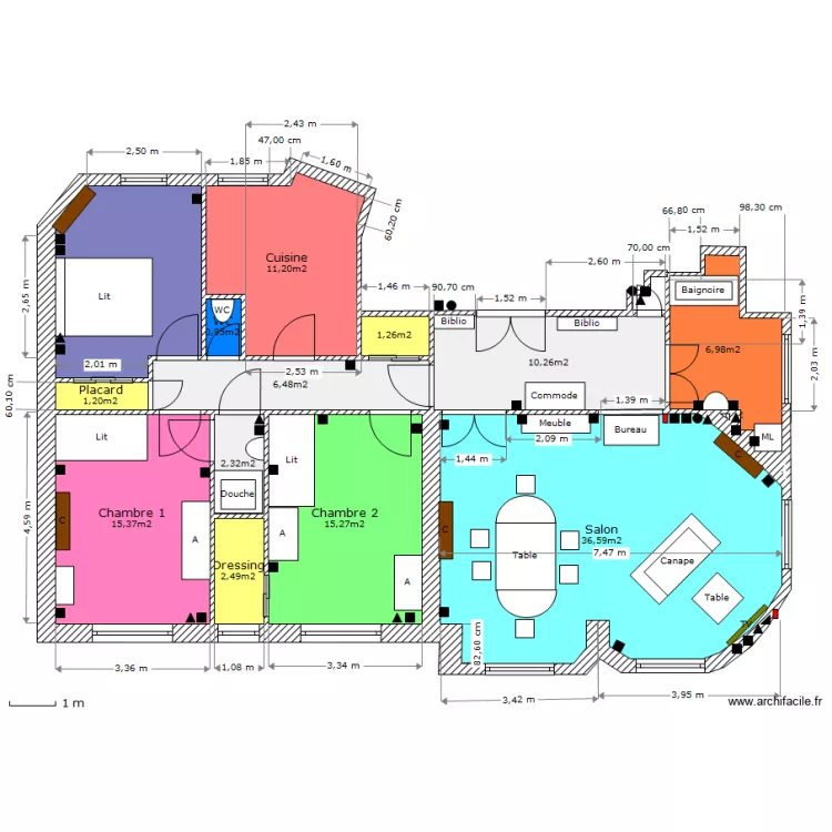 6ème étage 2. Plan de 6ème étage 2. Plan de