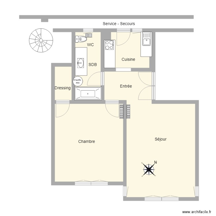 Exelmans 43. Plan de 0 pièce et 0 m2