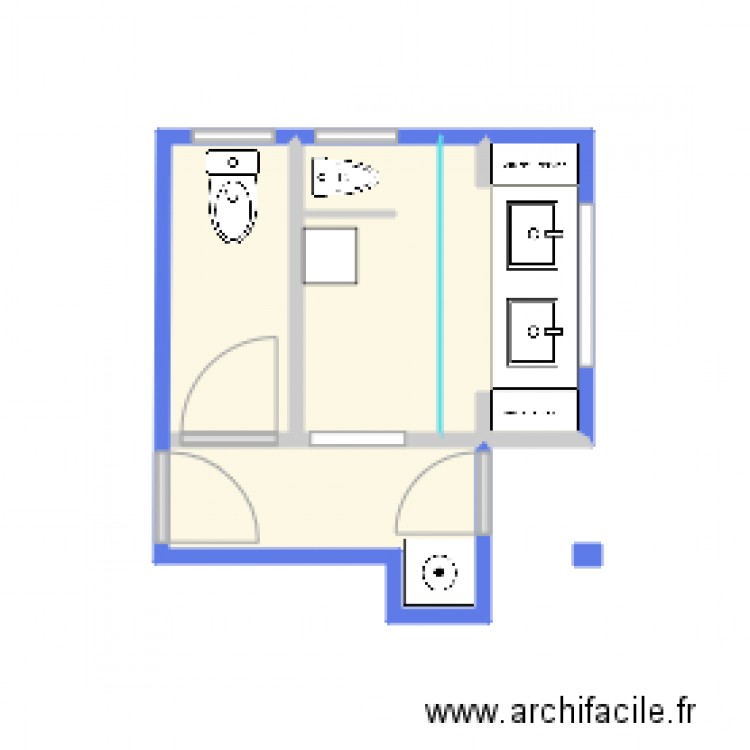 sdb fleurimont démoli. Plan de 0 pièce et 0 m2