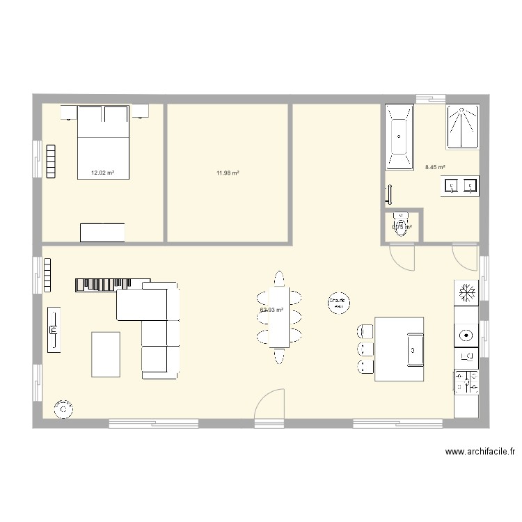 MAISON TYPE CONTAINERS 2. Plan de 0 pièce et 0 m2