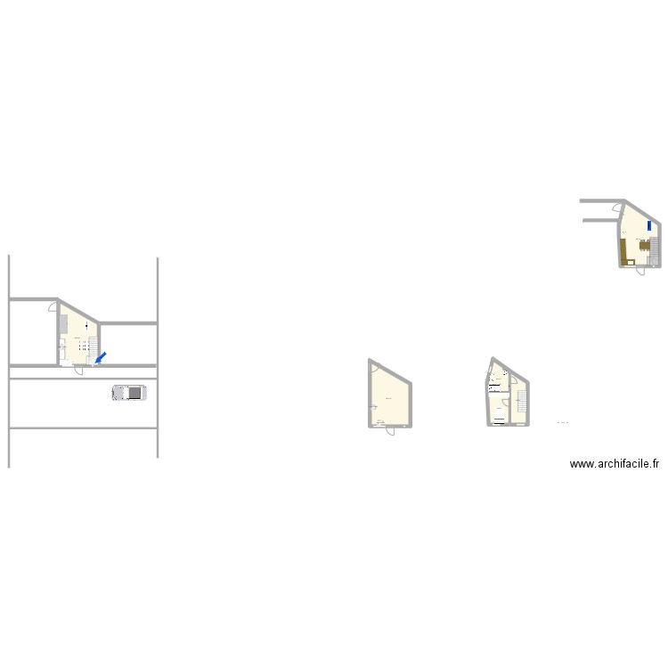 Soum.. Plan de 6 pièces et 103 m2