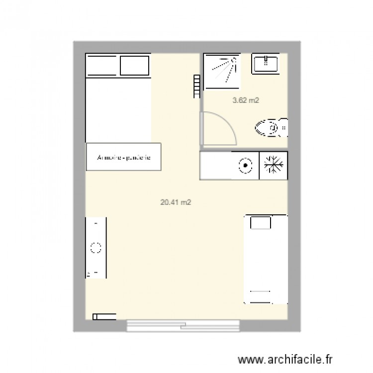 ars appt 1 Talence. Plan de 0 pièce et 0 m2