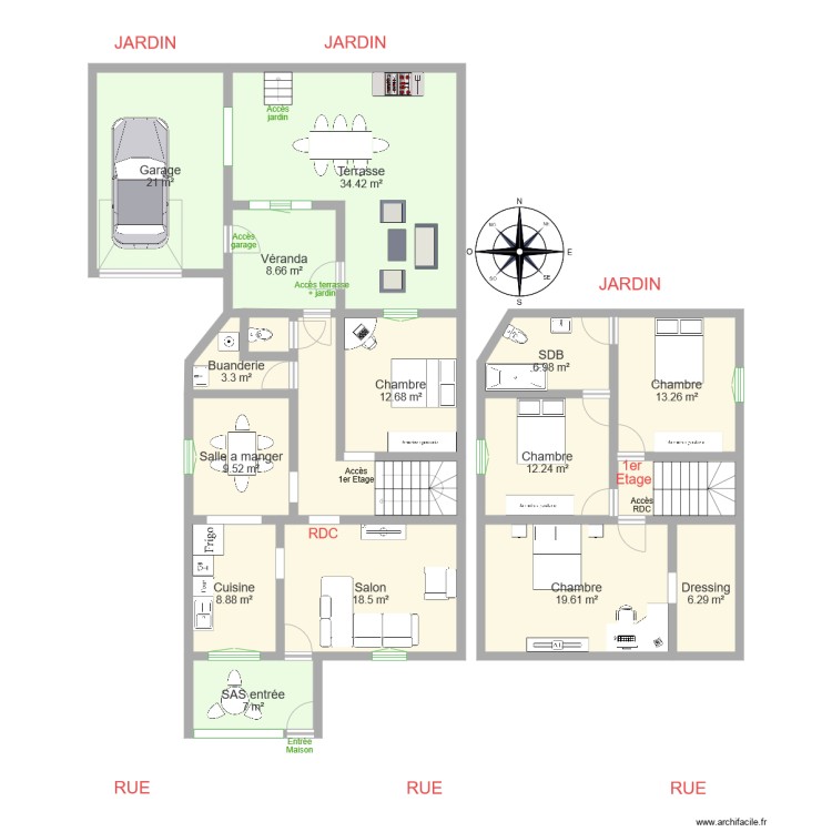 TUNA. Plan de 0 pièce et 0 m2