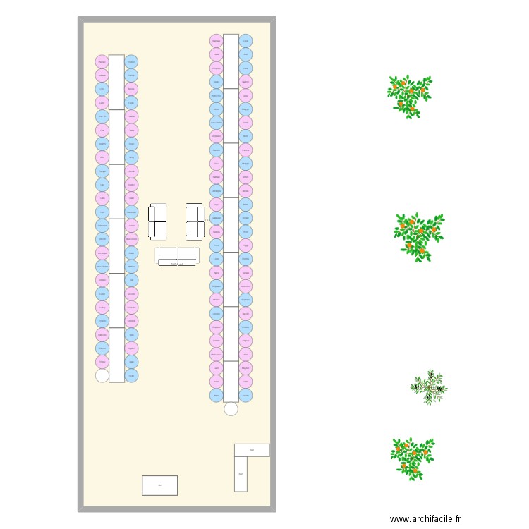 Fête d'amour Catia et Cyril. Plan de 0 pièce et 0 m2