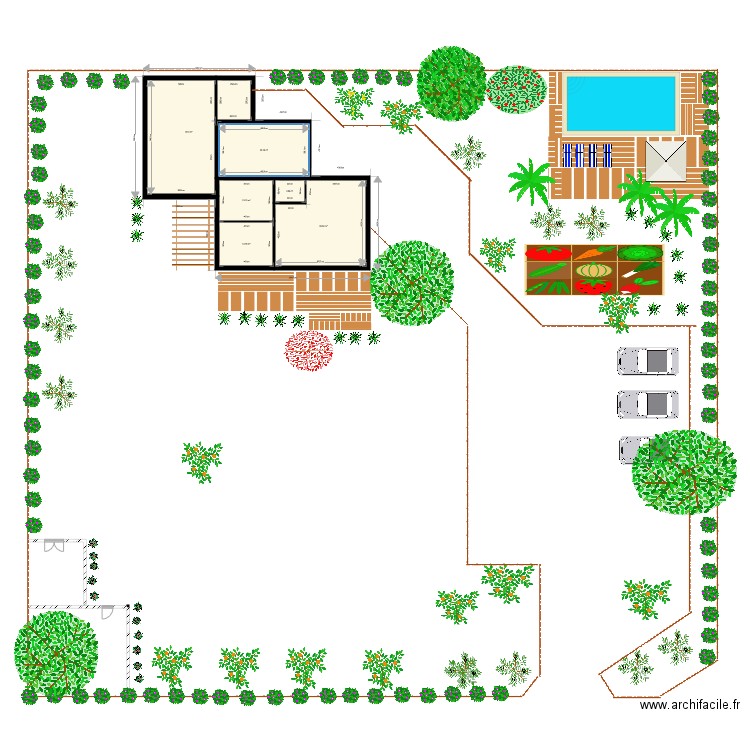 maison LAubépine 1. Plan de 0 pièce et 0 m2