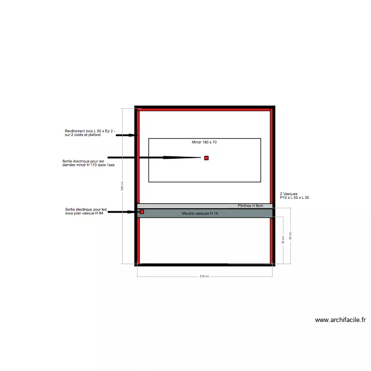 San Communs Chateau RDC. Plan de 
