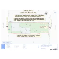 DP2 - Bis - Plan Masse de la nouvelle clôture