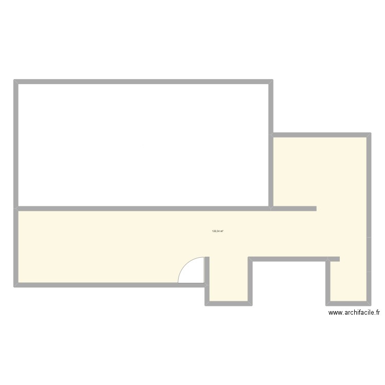 chardon. Plan de 2 pièces et 243 m2