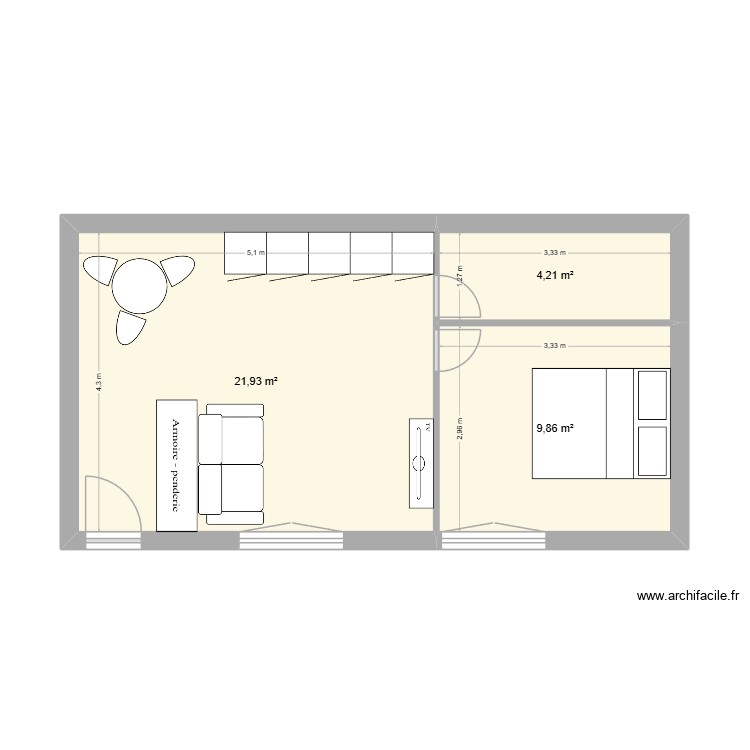 rené2. Plan de 0 pièce et 0 m2