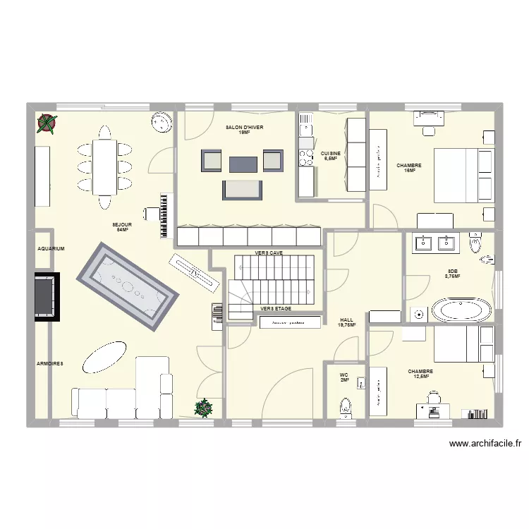 RDC ELISABETH. Plan de 
