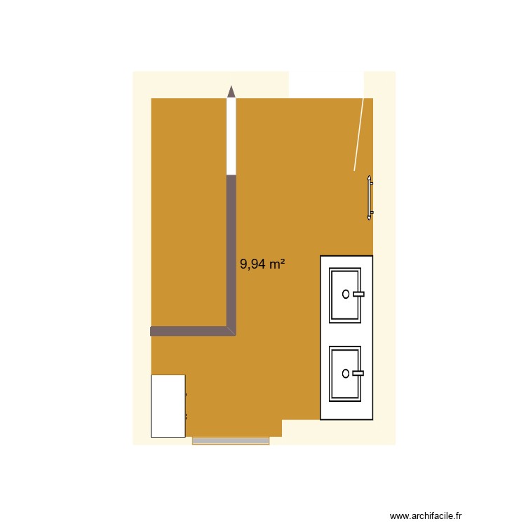 sdb v1. Plan de 0 pièce et 0 m2