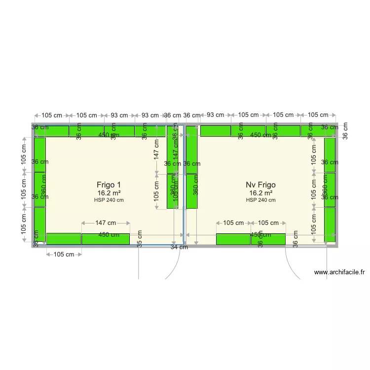 COOP ARDENTE Coulissant. Plan de 