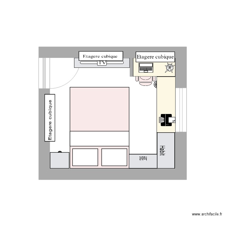 Chambre yannis. Plan de 0 pièce et 0 m2