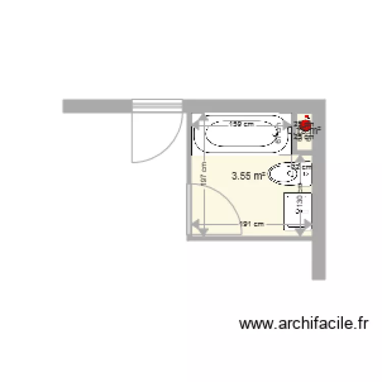 mde turco existant. Plan de 