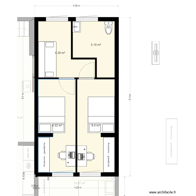 bellevue modif d. Plan de 