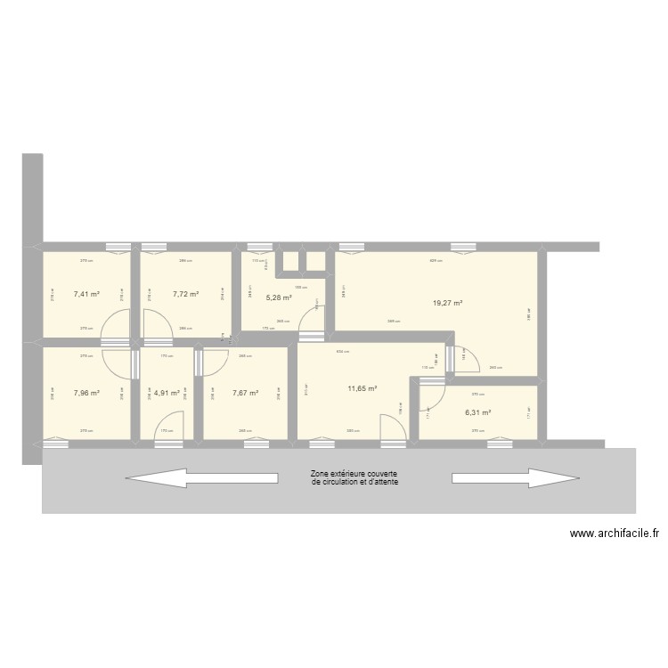 Bâtiment Hôpital district Gihofi . Plan de 0 pièce et 0 m2