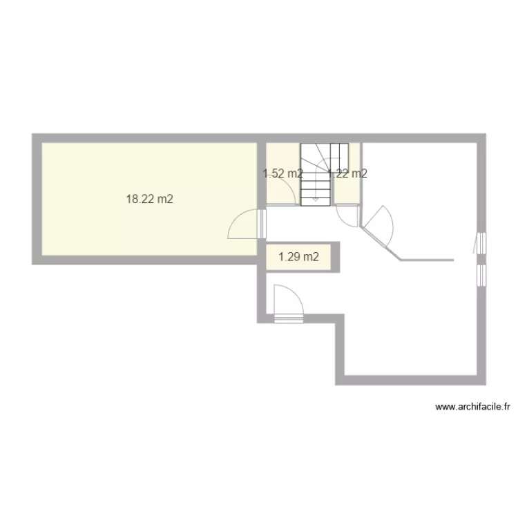 Maison st just. Plan de 