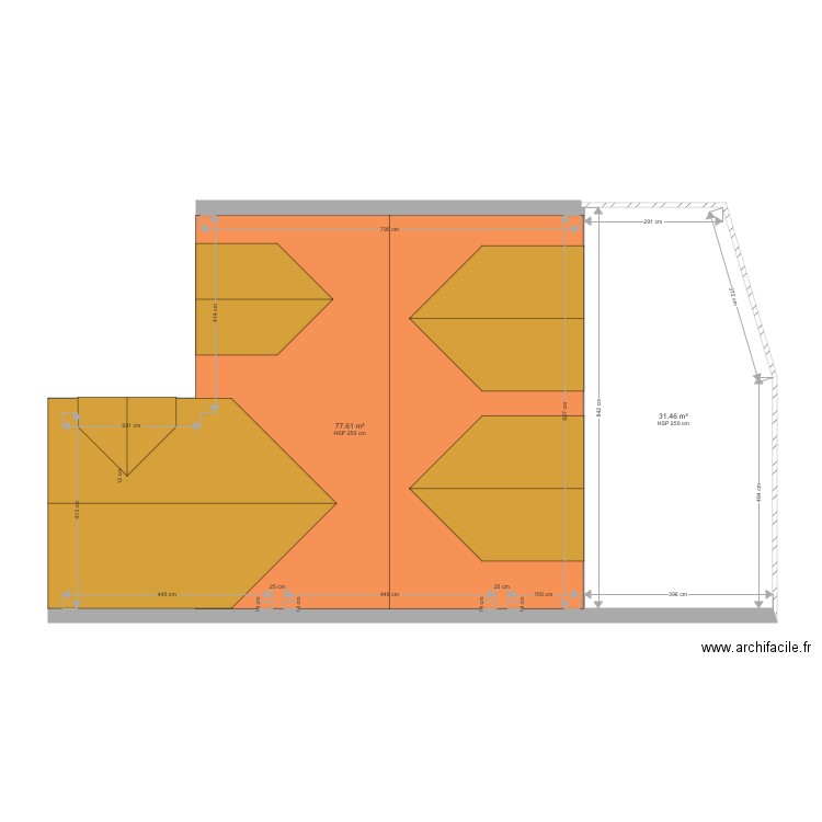 Toit Quimiac V1. Plan de 0 pièce et 0 m2