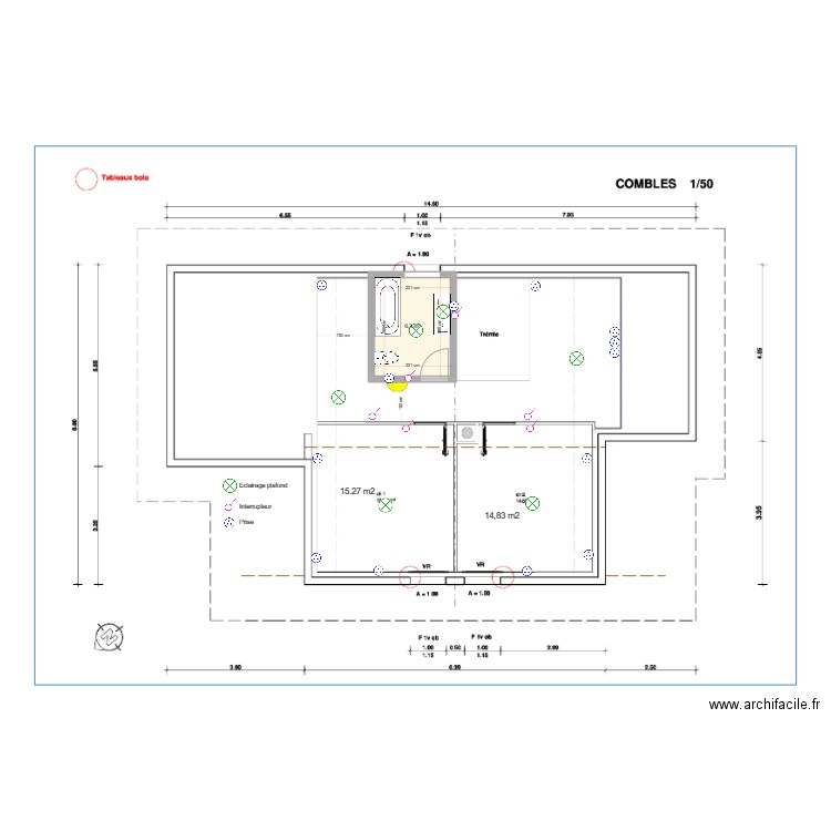 comble elec. Plan de 0 pièce et 0 m2