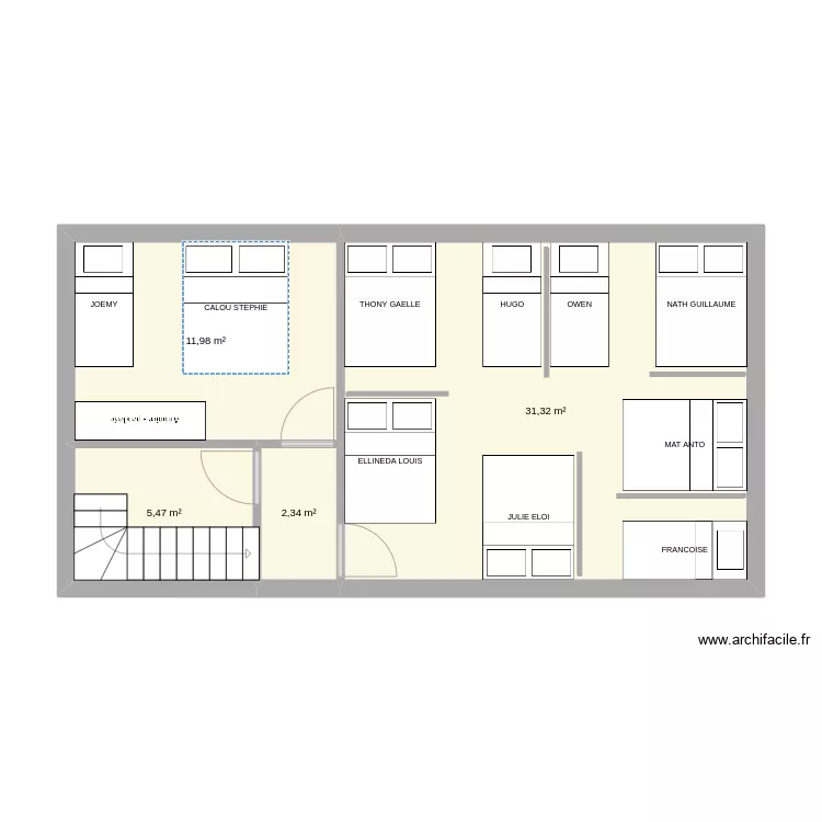 mouettes. Plan de mouettes. Plan de
