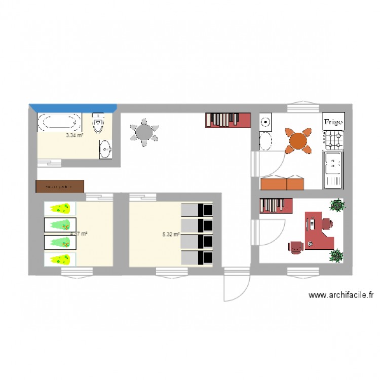 Plan d aménagement. Plan de 0 pièce et 0 m2