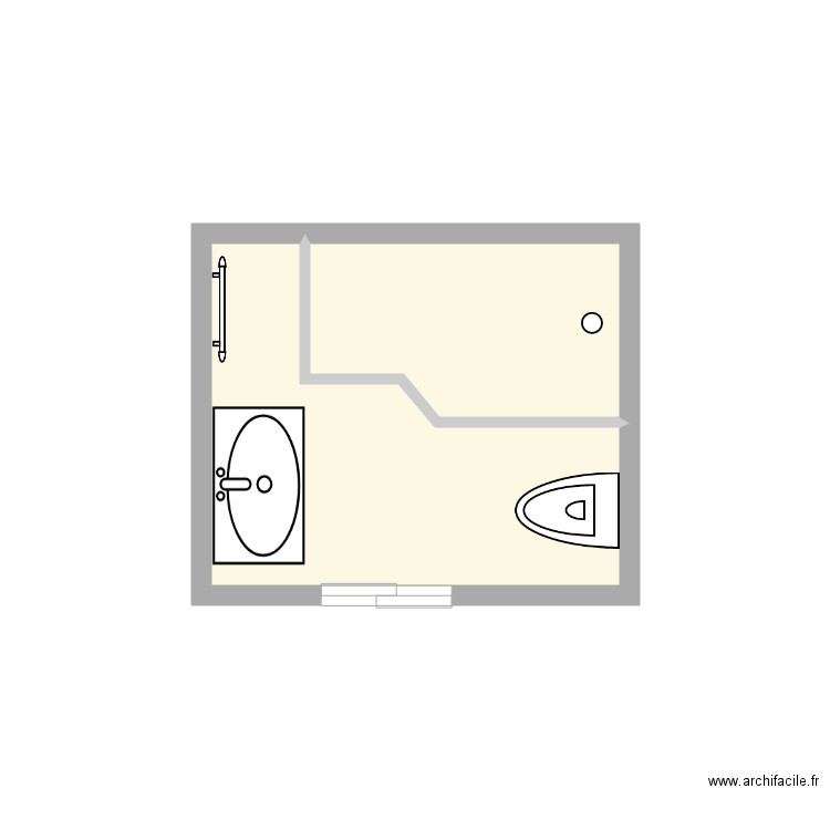 SDB Sophie. Plan de 0 pièce et 0 m2