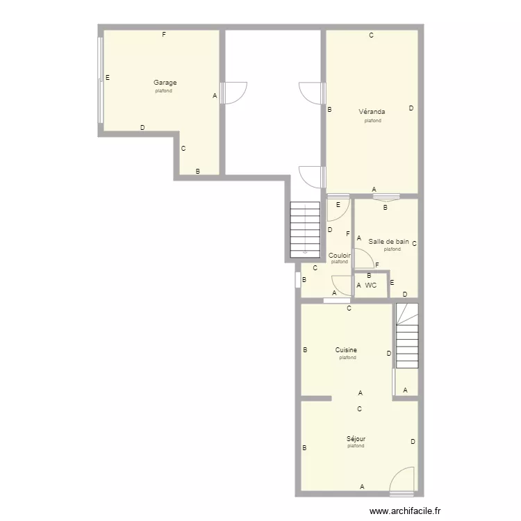 courard rdc. Plan de courard rdc. Plan de