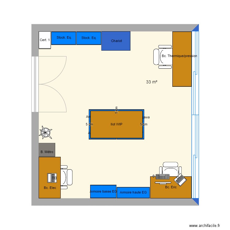Projet MB Métrologie. Plan de 0 pièce et 0 m2
