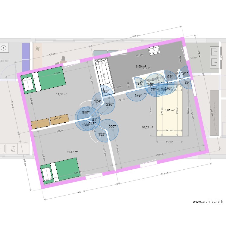 MAISON BEAUFORT 1ER. Plan de 15 pièces et 192 m2