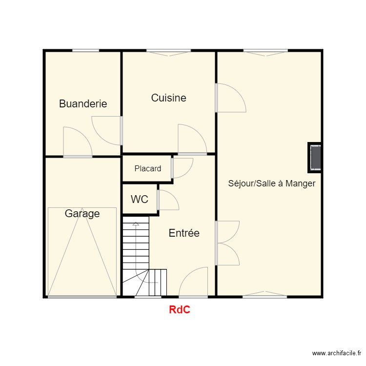 MONNIER GEVEZE. Plan de 0 pièce et 0 m2