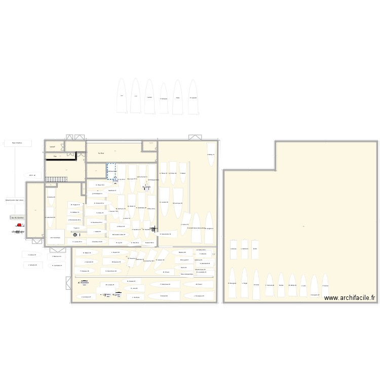 entrepot. Plan de 0 pièce et 0 m2