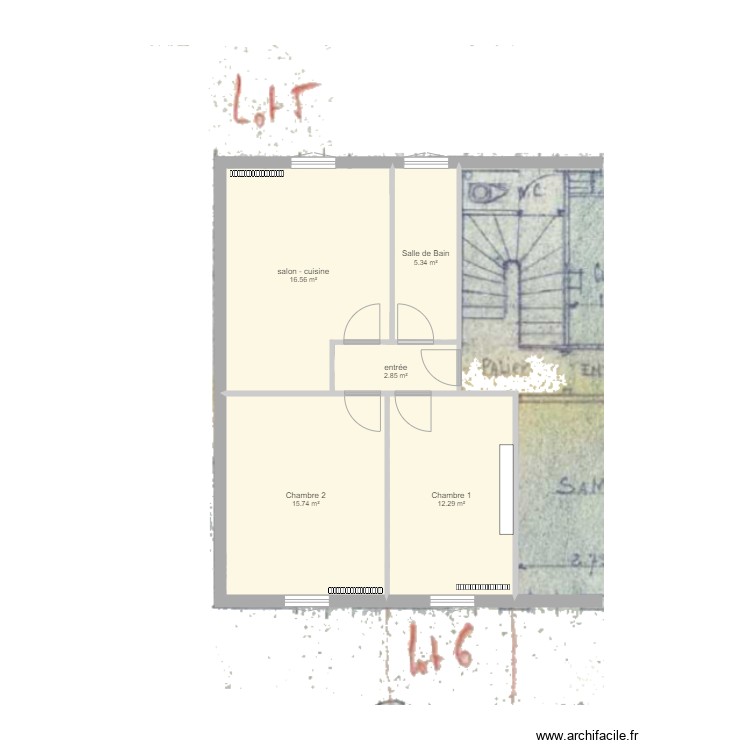 Appart Clamart. Plan de 0 pièce et 0 m2