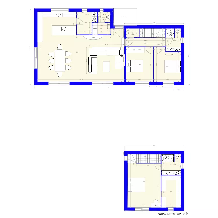villa Ken Montagnac. Plan de villa Ken Montagnac. Plan de