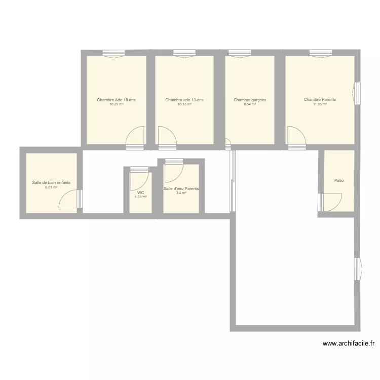 plan appartement. Plan de 