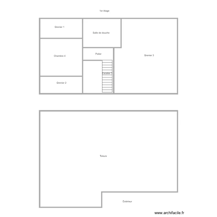 novion porcien cahu. Plan de 
