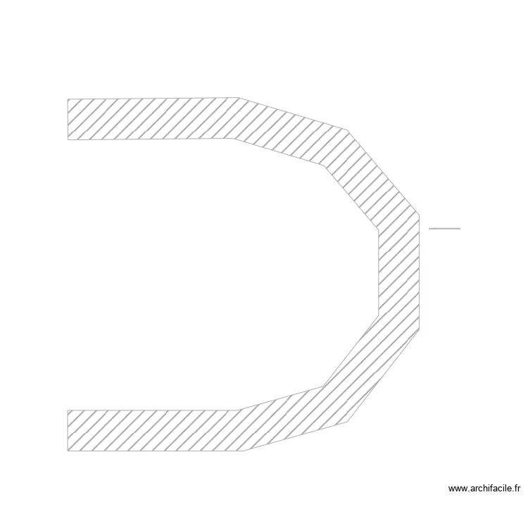 ST cyr  alcove salon. Plan de 