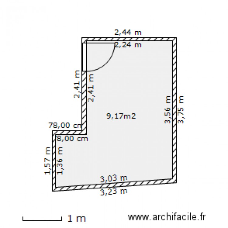 Salle de bain. Plan de 0 pièce et 0 m2